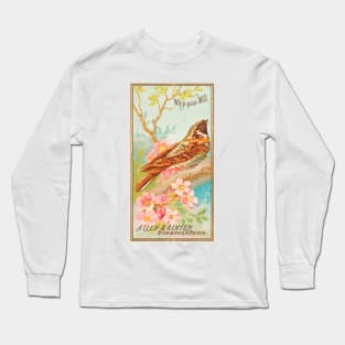 Whip-poor-will Long Sleeve T-Shirt
